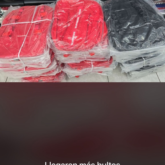 Supreme Bold Red and Sleek Black Backpacks - Picture 1 of 1